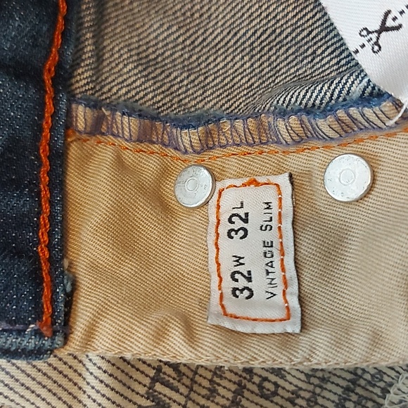 Vintage J. Crew Blue Slim Straight Jeans Classic Fit - Picture 13 of 14